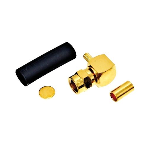SMC6112A1-3GT30G-5-50 - SMC 90° dugó, crimp, lengő, RG174 szigetelő:TEFLON - AMPHENOL