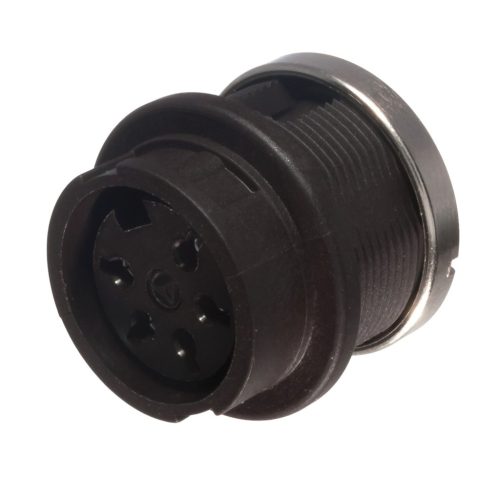 T3437000 - ipari 7-pólusú aljzat, szerelhető C091B Külső Bayonet-zár (07-a) - AMPHENOL