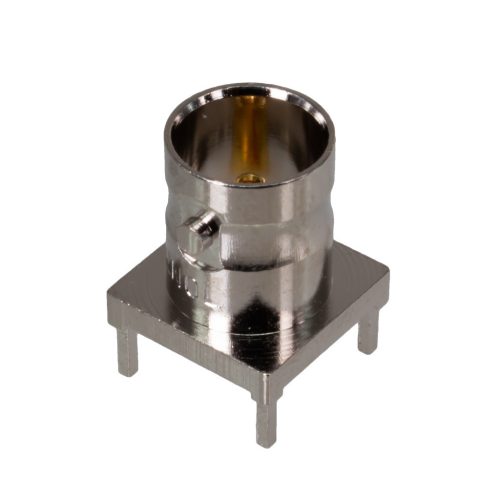 B6251F1-NT3G-75 - BNC 75Ohm aljzat, NYÁK-ba BNC szigetelő:TEFLON - AMPHENOL