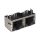 RJHSE538002 - RJ45 8-pólusú aljzat NYÁK-ba 2-portos árnyékolt - AMPHENOL