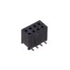 20021321-00008C4LF - 2x4-pólusú tüskesor aljzat, RM=1.27x1.27mm, kétsoros, aranyozott, SMD - AMPHENOL