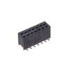 20021321-00014C1LF - 2x7-pólusú tüskesor aljzat, RM=1.27x1.27mm, kétsoros, aranyozott, SMD  - AMPHENOL