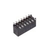 20021321-00014C1LF - 2x7-pólusú tüskesor aljzat, RM=1.27x1.27mm, kétsoros, aranyozott, SMD  - AMPHENOL