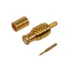 MCX 1121A1-3GT30G-14-50 - MCX dugó, crimp, lengő MCX/RG178/196 szigetelő:TEFLON - AMPHENOL