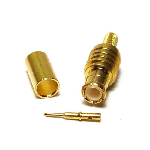 MCX 1121A1-3GT30G-14-50 - MCX dugó, crimp, lengő MCX/RG178/196 szigetelő:TEFLON - AMPHENOL