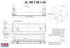 AL 100 X 80 X 40mm - 100x80x40