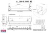 AL 200 X 250 X 60mm - 200x250x60