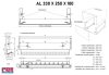 AL 330 X 250 X 100mm - 330x250x100