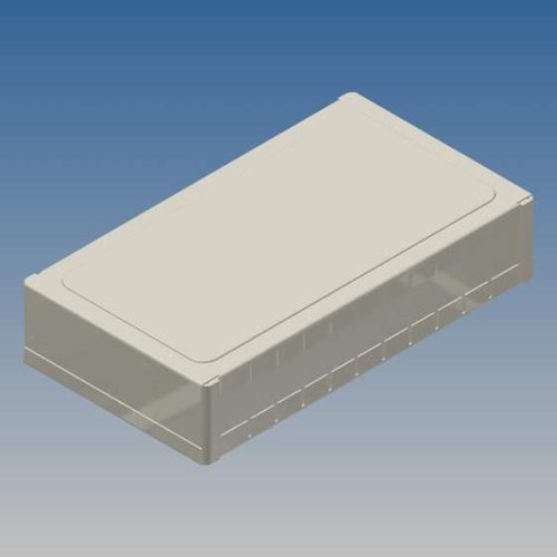 293.16 - műszerdoboz 122x68x27mm ónozott vaslemezből RF-célra - TEKO