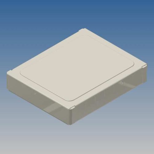 1680.16 - műszerdoboz 82x68x16mm ónozott vaslemezből rekeszes 5-lemezzel - TEKO