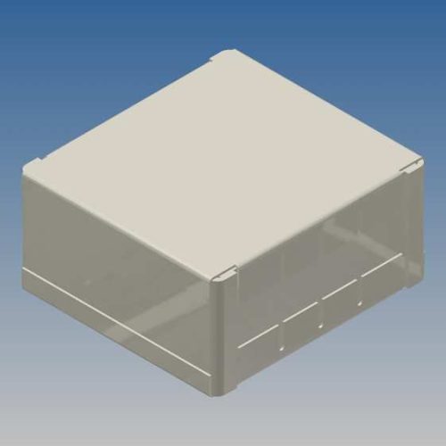 271.16 - műszerdoboz 54x50x27mm ónozott vaslemezből rekesz nélkül - TEKO