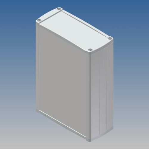 TEKAL-32.30 - extrudált fém műszerdoboz 145x106x46mm asztali fehér/világosszürke - TEKO