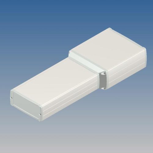 TEKAL-T2.30 - extrudált fém műszerdoboz 281x106/86x46/37mm kézi fehér/világosszürke fém/műanyag - TEKO