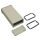 TEKAM13.7 - extrudált fém műszerdoboz 125x60x31mm IP65 ALU fehér (RAL 9002) - TEKO