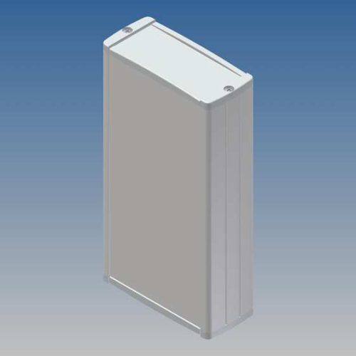 TEKAL23.30 - extrudált fém műszerdoboz 160x86x37mm asztali fehér/világosszürke - TEKO