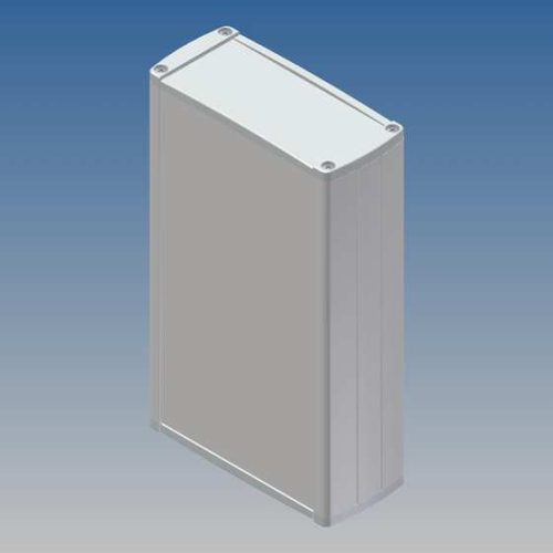 TEKAL33.30 - extrudált fém műszerdoboz 175x106x46mm asztali fehér/világosszürke - TEKO