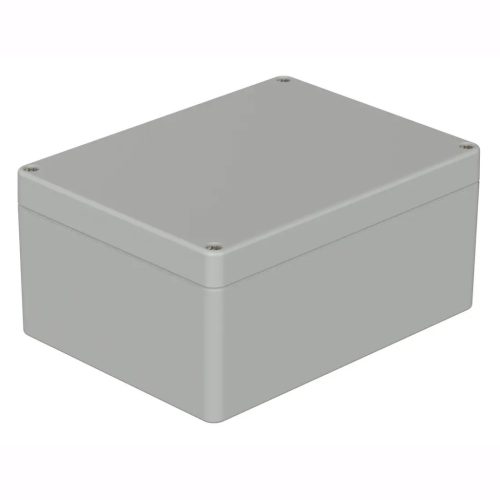 02238200 - M2381 EUROMAS műszerdoboz, 160x120x75mm, polikarbonát, fali, szürke, IP65 - BOPLA