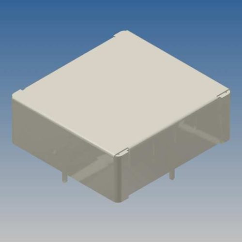 3710.16 - műszerdoboz 54x50x19mm ónozott vaslemezből, forrasztható lábakkal - TEKO