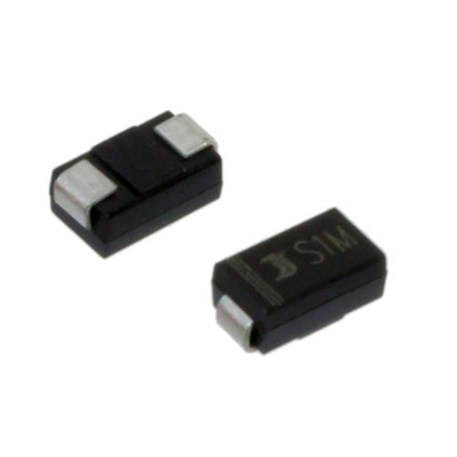 SMAJ5.0A-E3/61 - Vrm=5V (400W/1ms) SMD, SMA(DO-214AC) , egyirányú szupresszor dióda - VISHAY