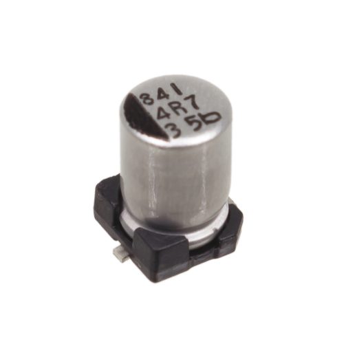 NAWU4R7M35V4X6.3JBF - 4.7uF 35V 105°C ±20% SMD d=4x6.3mm elektrolit kondenzátor - NIC COMPONENTS