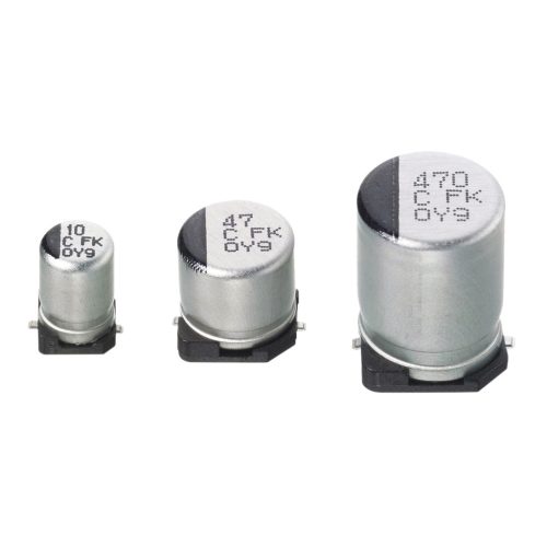 EEEFK0J331XP - 330uF 6.3V 105°C ±20% ESR SMD d=6.3x7.7mm elektrolit kondenzátor - PANASONIC