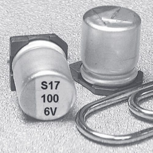 NSPE-TJ221M25V8x10.5NLBYF - 220uF 25V 125°C ±20% SMD d=8x10.8mm elektrolit kondenzátor - NIC COMPONENTS